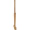 Ekena Millwork Kennewick Rough Sawn Timber Gable Bracket, Western Red Cedar, 84"W x 53"H x 2"D x 4"F, 15/12 Pitch GBW084X53X0204KEN00RWR - alternate 2